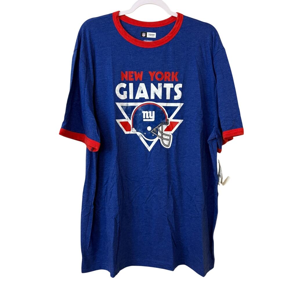 NFL Team Apparel New York Giants Mens Football Shirt Size XXL Top NWT